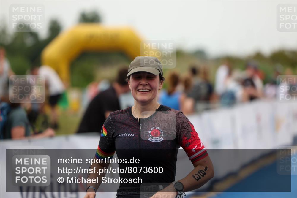 22.06.2025 - Viking Triathlon Michael Strokosch http://msf.ph/oto/8073600 22.06.2025 16:02:59 Ziel 183, 403 meine-sportfotos.de