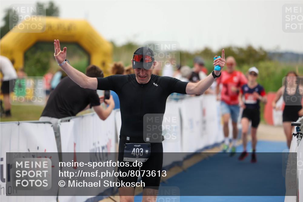 22.06.2025 - Viking Triathlon Michael Strokosch http://msf.ph/oto/8073613 22.06.2025 16:03:04 Ziel 183, 403, 650 meine-sportfotos.de