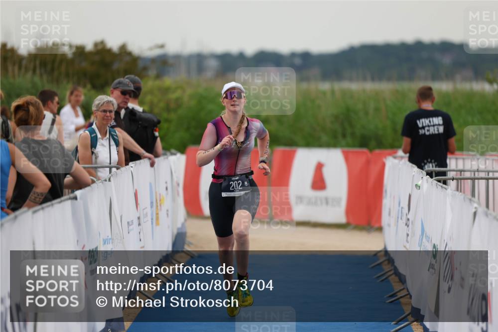 22.06.2025 - Viking Triathlon Michael Strokosch http://msf.ph/oto/8073704 22.06.2025 16:07:30 Ziel 202 meine-sportfotos.de