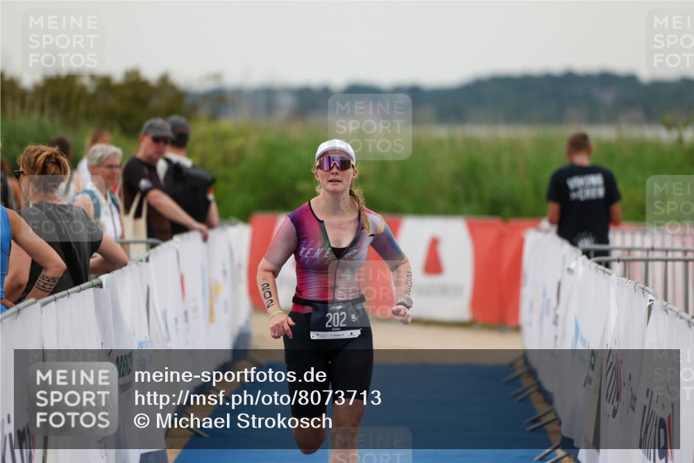 22.06.2025 - Viking Triathlon Michael Strokosch http://msf.ph/oto/8073713 22.06.2025 16:07:31 Ziel 202 meine-sportfotos.de