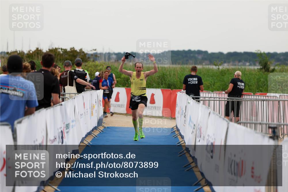 22.06.2025 - Viking Triathlon Michael Strokosch http://msf.ph/oto/8073899 22.06.2025 16:08:58 Ziel 234 meine-sportfotos.de