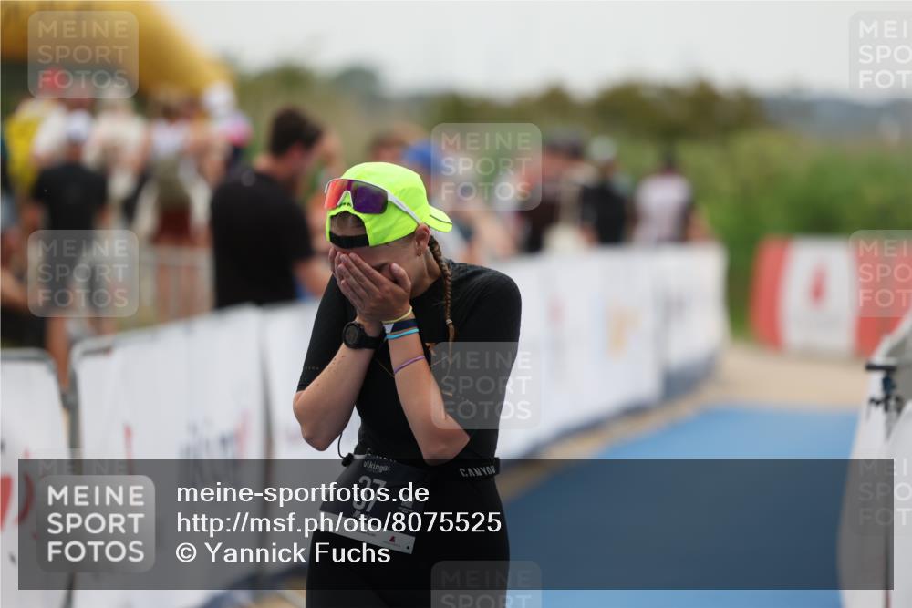 22.06.2025 - Viking Triathlon Yannick Fuchs http://msf.ph/oto/8075525 22.06.2025 16:13:18 Ziel 37 meine-sportfotos.de