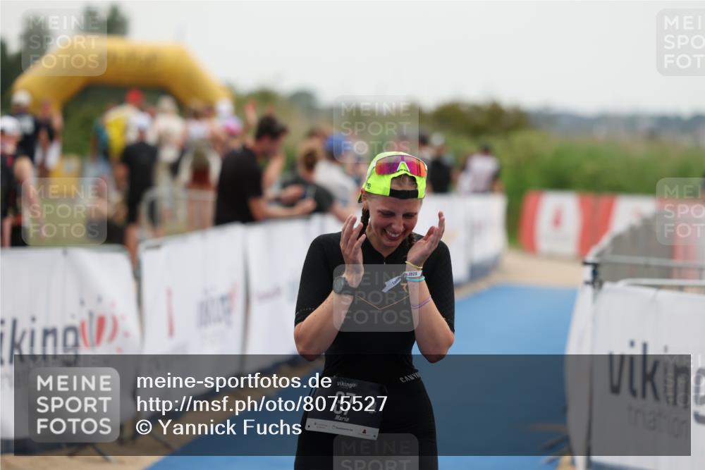 22.06.2025 - Viking Triathlon Yannick Fuchs http://msf.ph/oto/8075527 22.06.2025 16:13:18 Ziel 37 meine-sportfotos.de