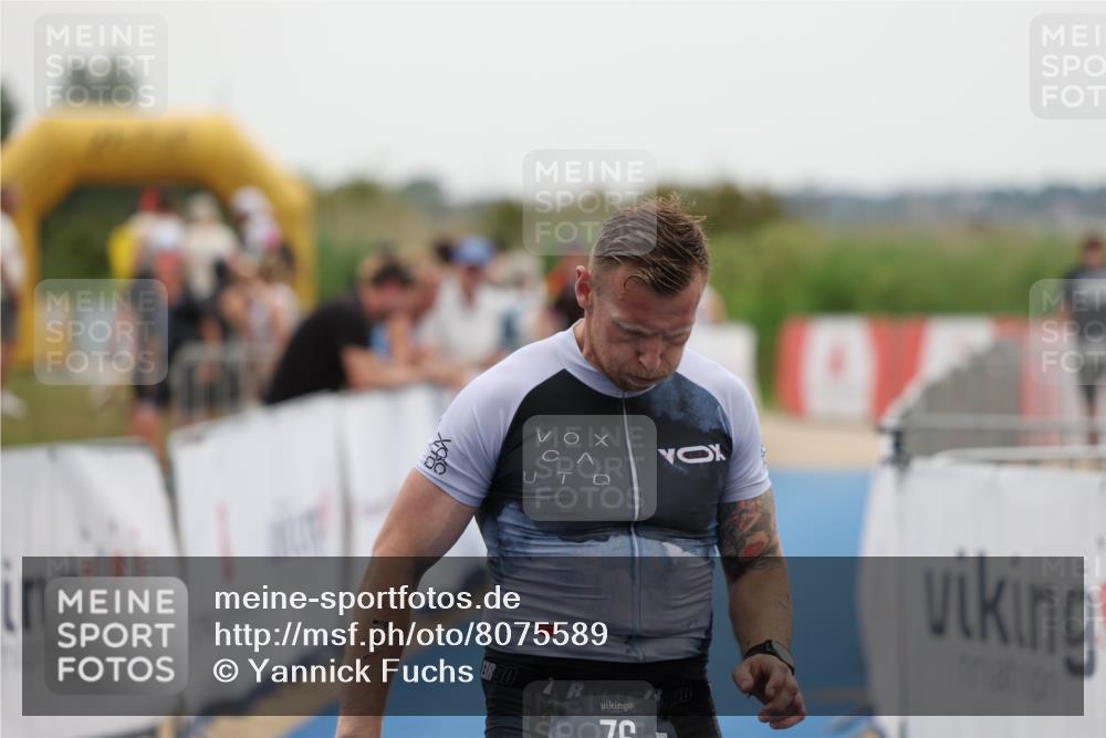 22.06.2025 - Viking Triathlon Yannick Fuchs http://msf.ph/oto/8075589 22.06.2025 16:13:45 Ziel 76 meine-sportfotos.de