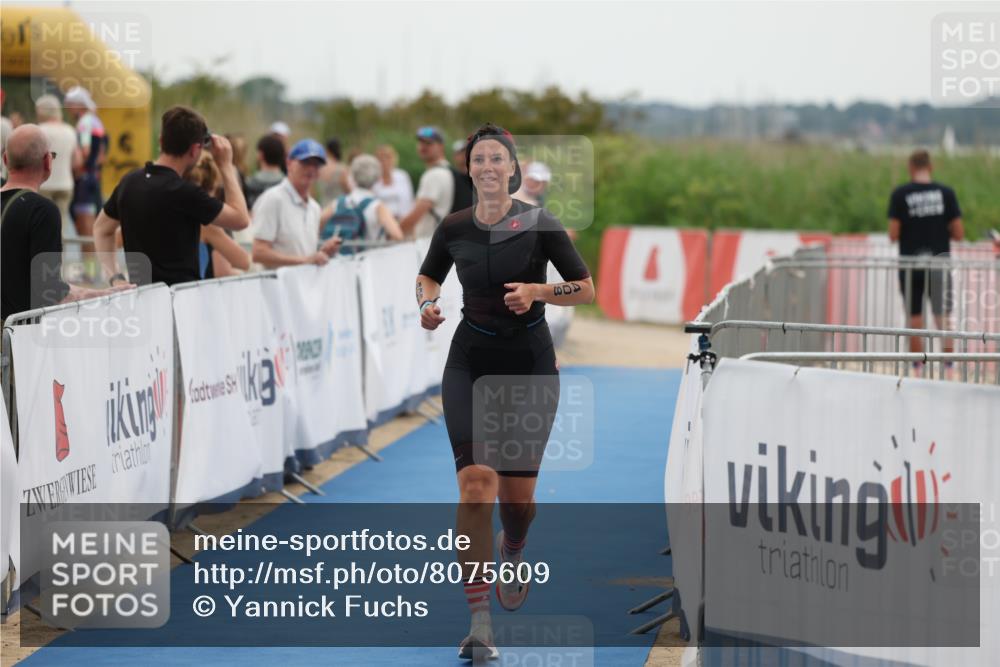 22.06.2025 - Viking Triathlon Yannick Fuchs http://msf.ph/oto/8075609 22.06.2025 16:14:55 Ziel 408 meine-sportfotos.de