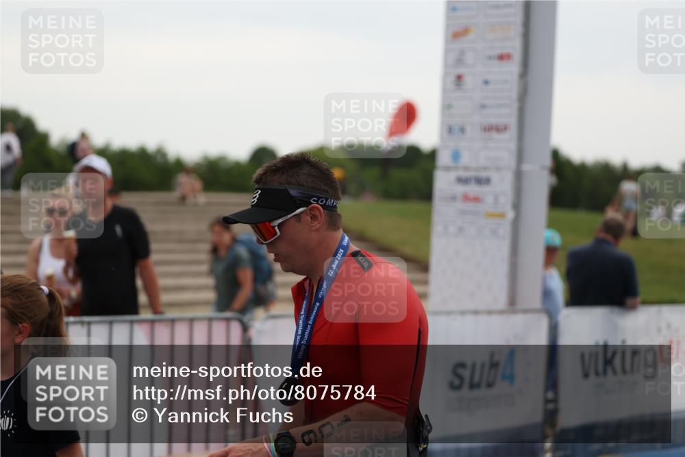 22.06.2025 - Viking Triathlon Yannick Fuchs http://msf.ph/oto/8075784 22.06.2025 16:17:28 Ziel  meine-sportfotos.de