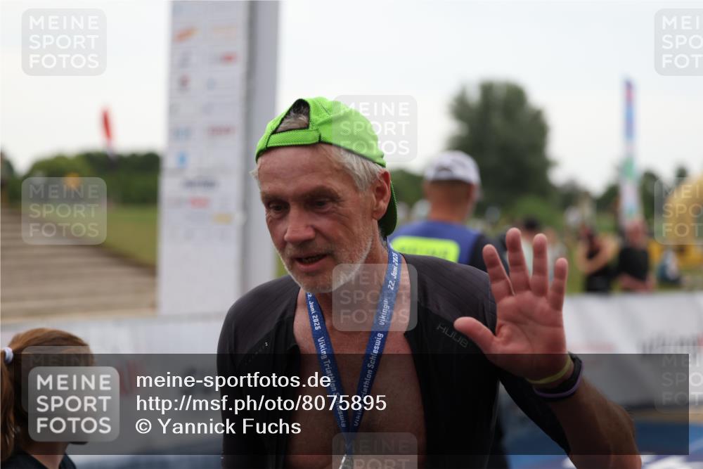 22.06.2025 - Viking Triathlon Yannick Fuchs http://msf.ph/oto/8075895 22.06.2025 16:19:56 Ziel  meine-sportfotos.de