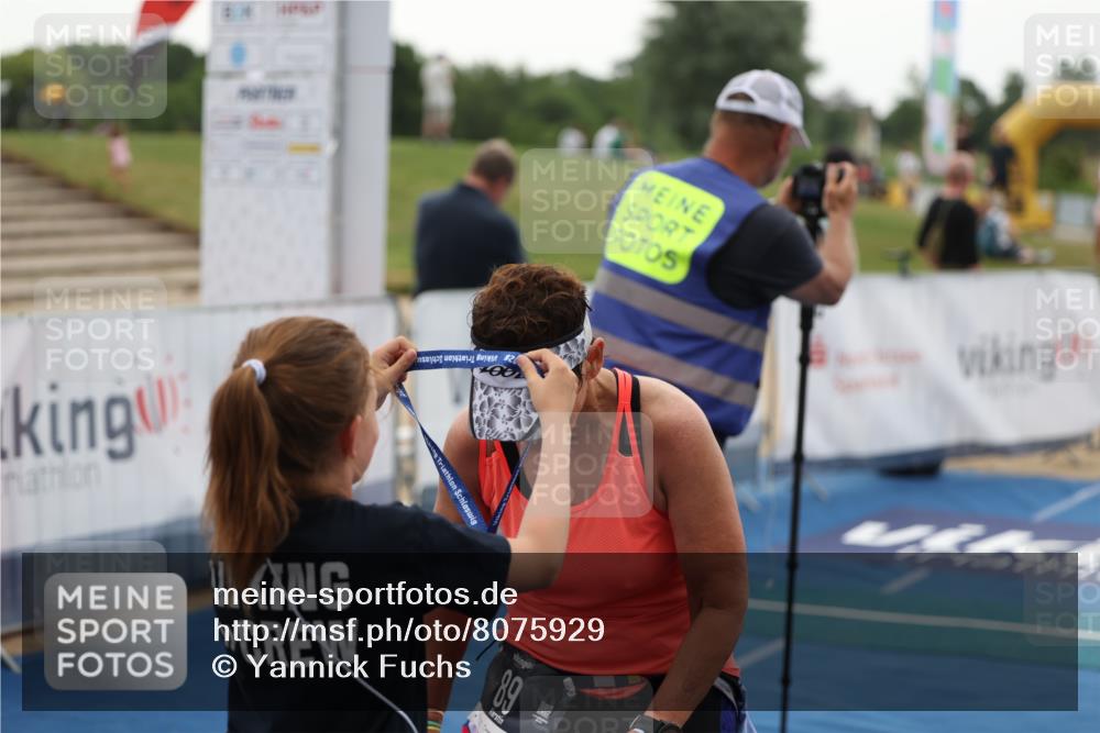 22.06.2025 - Viking Triathlon Yannick Fuchs http://msf.ph/oto/8075929 22.06.2025 16:20:22 Ziel 89, 131 meine-sportfotos.de