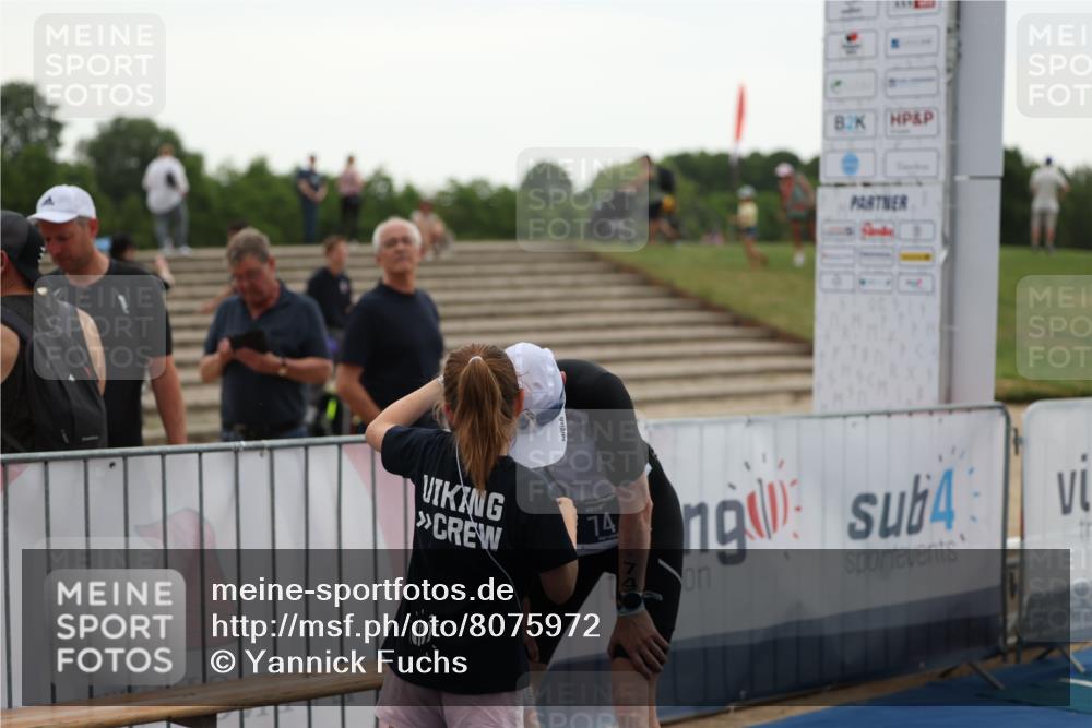 22.06.2025 - Viking Triathlon Yannick Fuchs http://msf.ph/oto/8075972 22.06.2025 16:20:40 Ziel  meine-sportfotos.de