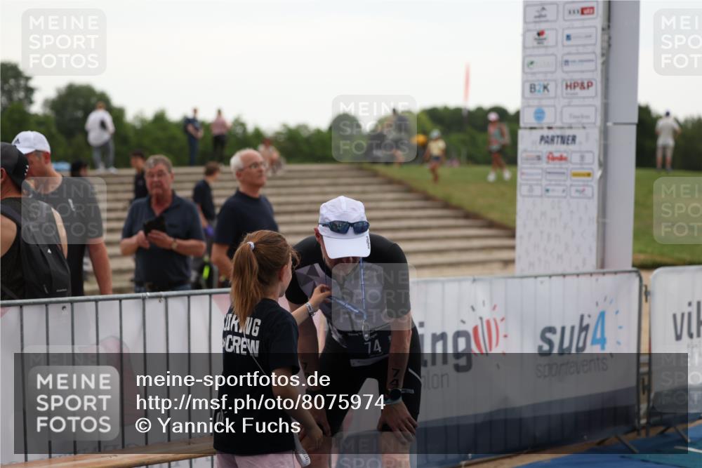 22.06.2025 - Viking Triathlon Yannick Fuchs http://msf.ph/oto/8075974 22.06.2025 16:20:41 Ziel  meine-sportfotos.de