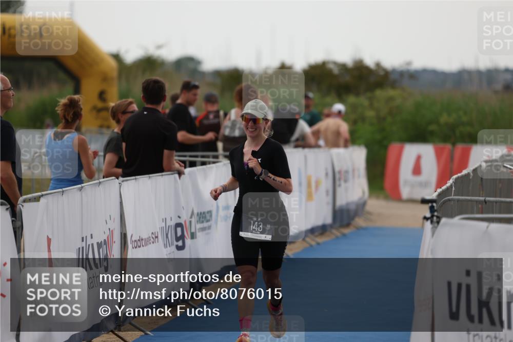 22.06.2025 - Viking Triathlon Yannick Fuchs http://msf.ph/oto/8076015 22.06.2025 16:21:29 Ziel 143 meine-sportfotos.de