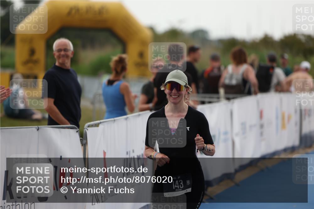 22.06.2025 - Viking Triathlon Yannick Fuchs http://msf.ph/oto/8076020 22.06.2025 16:21:30 Ziel 143 meine-sportfotos.de