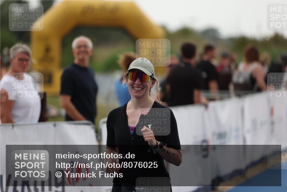 22.06.2025 - Viking Triathlon Yannick Fuchs http://msf.ph/oto/8076025 22.06.2025 16:21:31 Ziel 143 meine-sportfotos.de