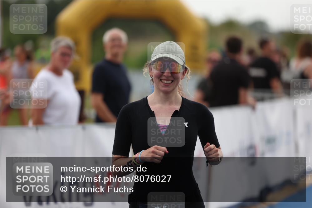 22.06.2025 - Viking Triathlon Yannick Fuchs http://msf.ph/oto/8076027 22.06.2025 16:21:31 Ziel 143 meine-sportfotos.de