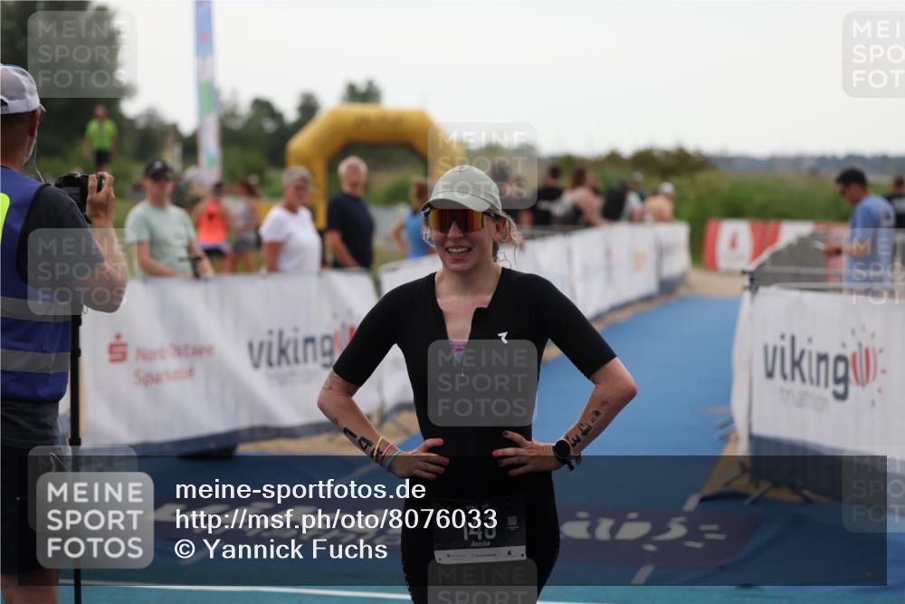 22.06.2025 - Viking Triathlon Yannick Fuchs http://msf.ph/oto/8076033 22.06.2025 16:21:34 Ziel 143 meine-sportfotos.de