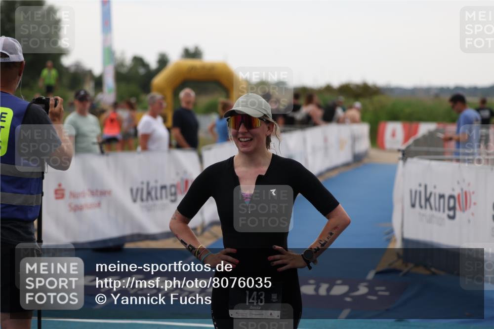 22.06.2025 - Viking Triathlon Yannick Fuchs http://msf.ph/oto/8076035 22.06.2025 16:21:34 Ziel 143 meine-sportfotos.de