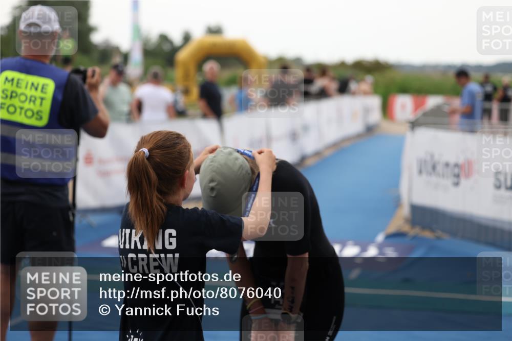 22.06.2025 - Viking Triathlon Yannick Fuchs http://msf.ph/oto/8076040 22.06.2025 16:21:36 Ziel 143 meine-sportfotos.de