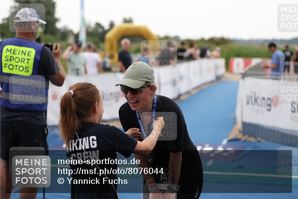22.06.2025 - Viking Triathlon Yannick Fuchs http://msf.ph/oto/8076044 22.06.2025 16:21:37 Ziel  meine-sportfotos.de