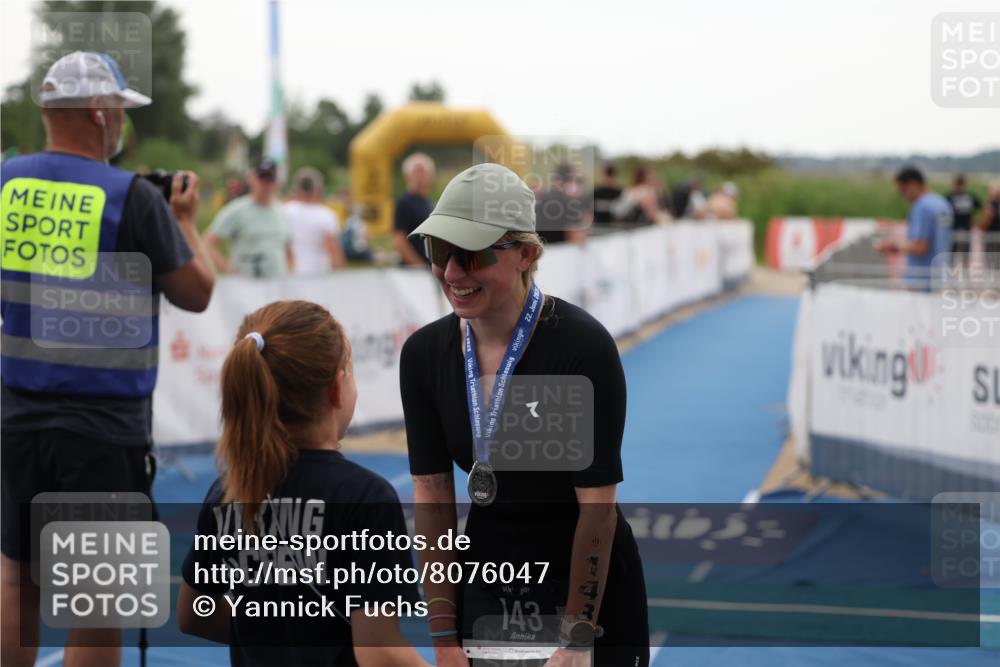 22.06.2025 - Viking Triathlon Yannick Fuchs http://msf.ph/oto/8076047 22.06.2025 16:21:37 Ziel  meine-sportfotos.de