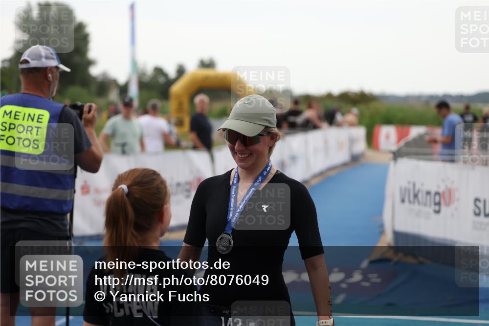 22.06.2025 - Viking Triathlon Yannick Fuchs http://msf.ph/oto/8076049 22.06.2025 16:21:37 Ziel  meine-sportfotos.de
