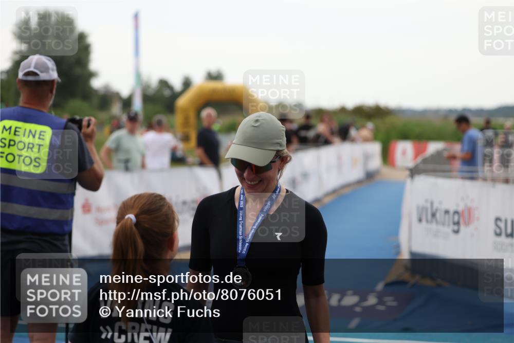 22.06.2025 - Viking Triathlon Yannick Fuchs http://msf.ph/oto/8076051 22.06.2025 16:21:38 Ziel  meine-sportfotos.de