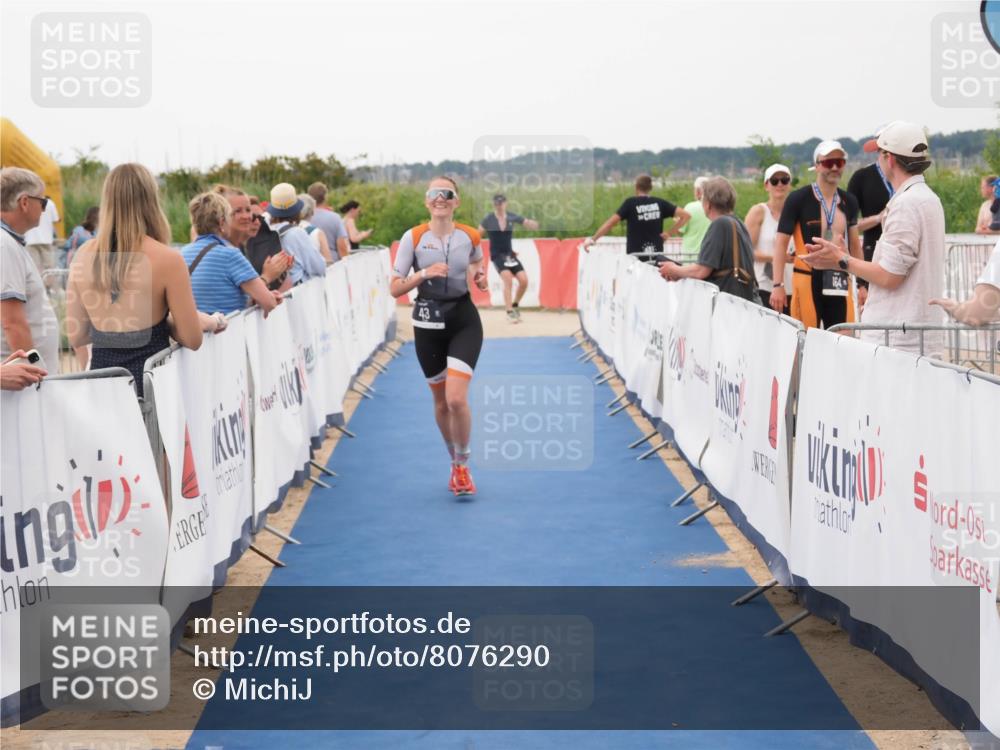 22.06.2025 - Viking Triathlon MichiJ http://msf.ph/oto/8076290 22.06.2025 15:54:21 Ziel 43, 241 meine-sportfotos.de