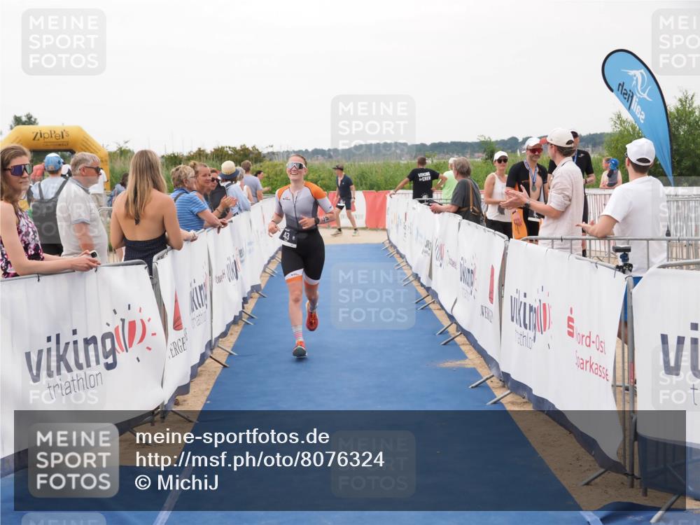 22.06.2025 - Viking Triathlon MichiJ http://msf.ph/oto/8076324 22.06.2025 15:54:22 Ziel 43, 241 meine-sportfotos.de