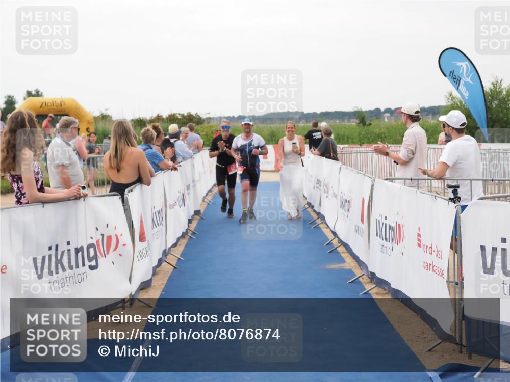 22.06.2025 - Viking Triathlon MichiJ http://msf.ph/oto/8076874 22.06.2025 15:54:43 Ziel 627 meine-sportfotos.de