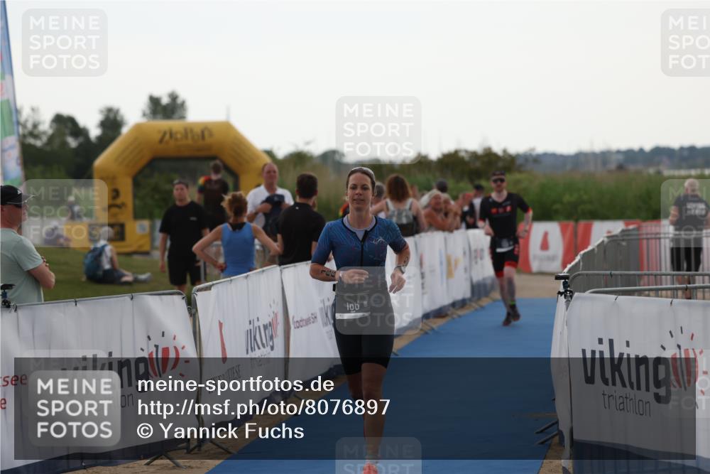 22.06.2025 - Viking Triathlon Yannick Fuchs http://msf.ph/oto/8076897 22.06.2025 16:25:41 Ziel 133, 166 meine-sportfotos.de