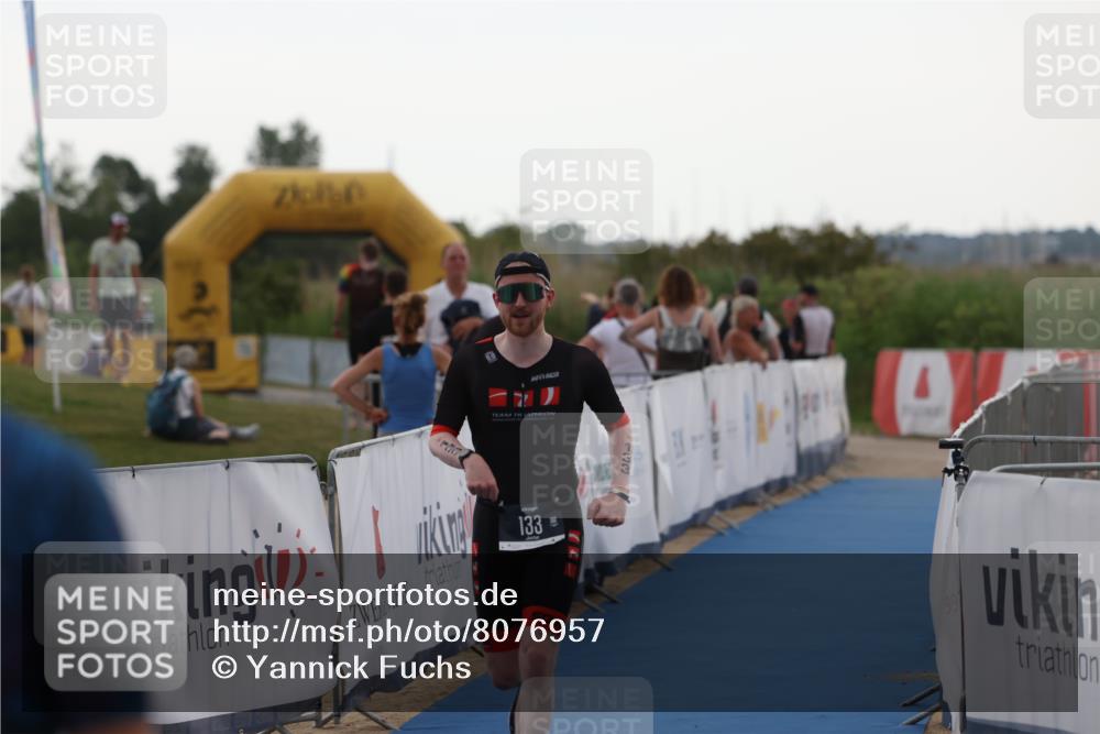 22.06.2025 - Viking Triathlon Yannick Fuchs http://msf.ph/oto/8076957 22.06.2025 16:25:46 Ziel 133, 166 meine-sportfotos.de