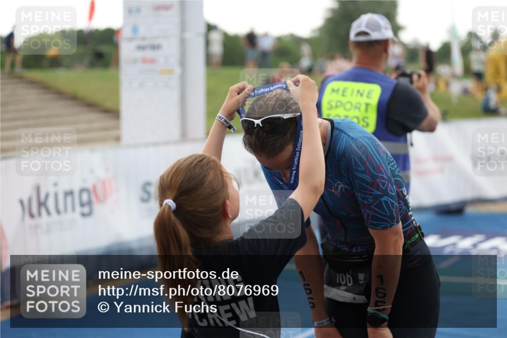 22.06.2025 - Viking Triathlon Yannick Fuchs http://msf.ph/oto/8076969 22.06.2025 16:25:47 Ziel 133, 166 meine-sportfotos.de