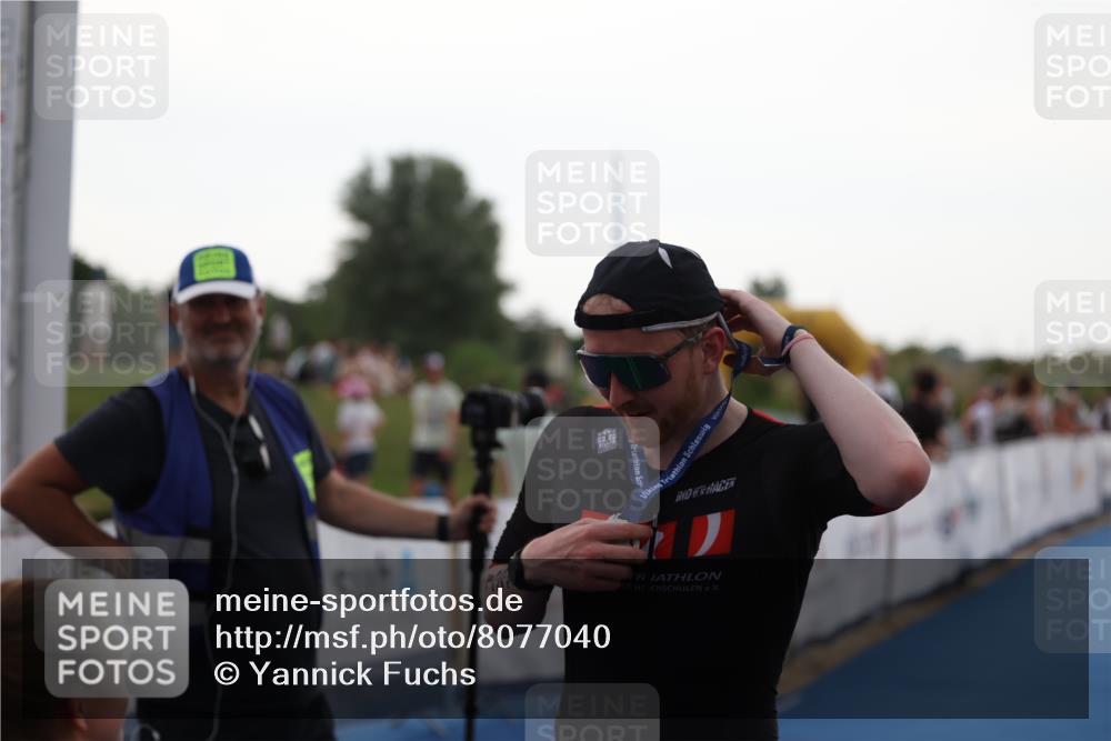 22.06.2025 - Viking Triathlon Yannick Fuchs http://msf.ph/oto/8077040 22.06.2025 16:25:56 Ziel  meine-sportfotos.de