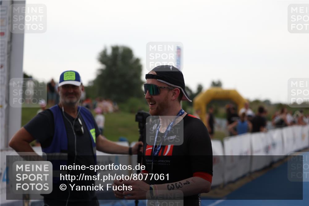 22.06.2025 - Viking Triathlon Yannick Fuchs http://msf.ph/oto/8077061 22.06.2025 16:25:59 Ziel  meine-sportfotos.de