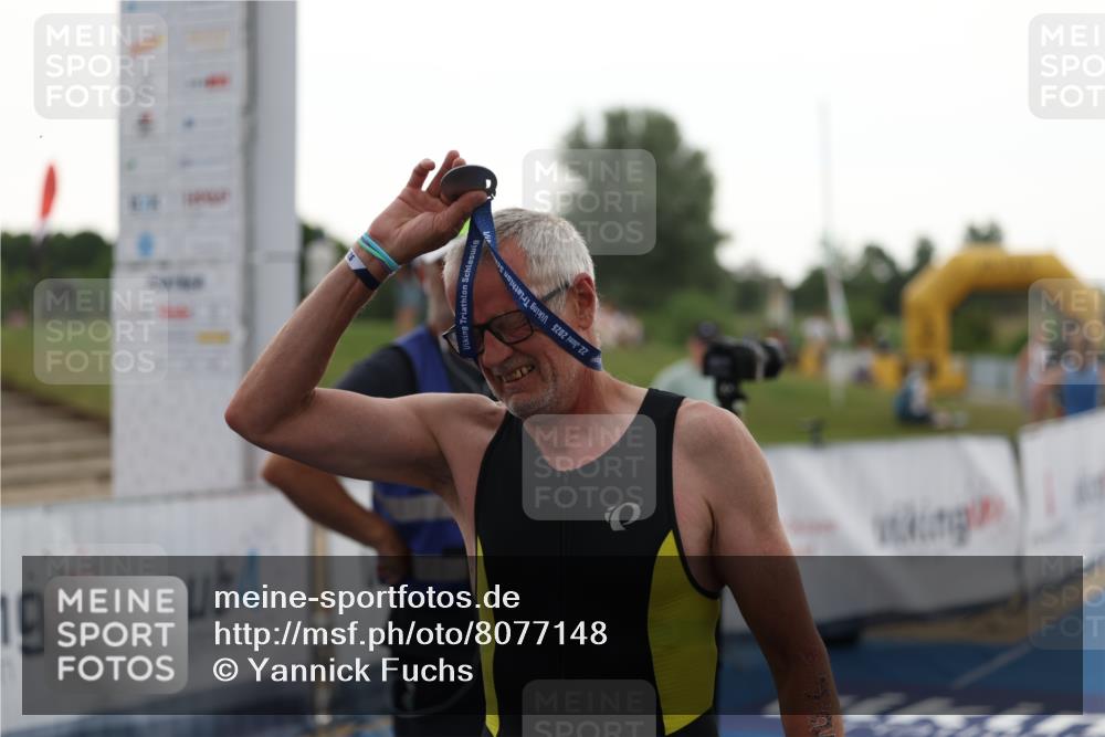 22.06.2025 - Viking Triathlon Yannick Fuchs http://msf.ph/oto/8077148 22.06.2025 16:26:23 Ziel  meine-sportfotos.de