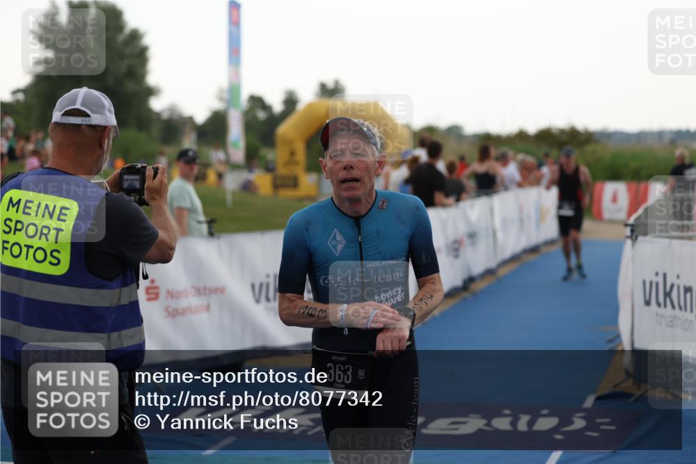 22.06.2025 - Viking Triathlon Yannick Fuchs http://msf.ph/oto/8077342 22.06.2025 16:27:27 Ziel 308, 363 meine-sportfotos.de