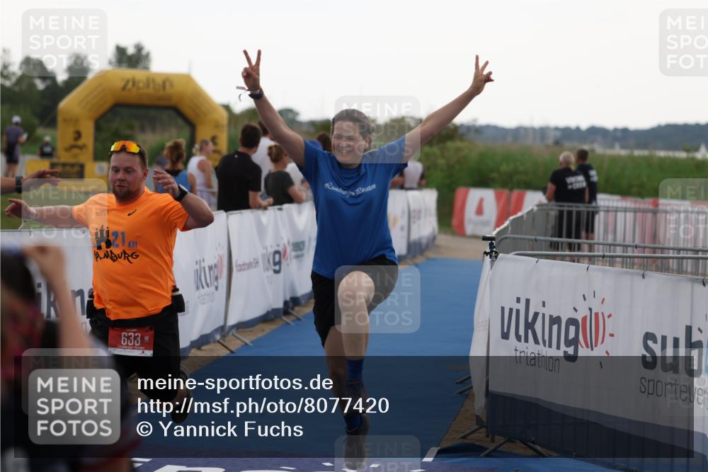 22.06.2025 - Viking Triathlon Yannick Fuchs http://msf.ph/oto/8077420 22.06.2025 16:27:53 Ziel 142, 633 meine-sportfotos.de