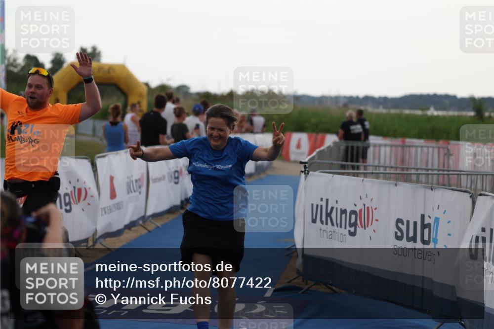 22.06.2025 - Viking Triathlon Yannick Fuchs http://msf.ph/oto/8077422 22.06.2025 16:27:53 Ziel 142, 633 meine-sportfotos.de