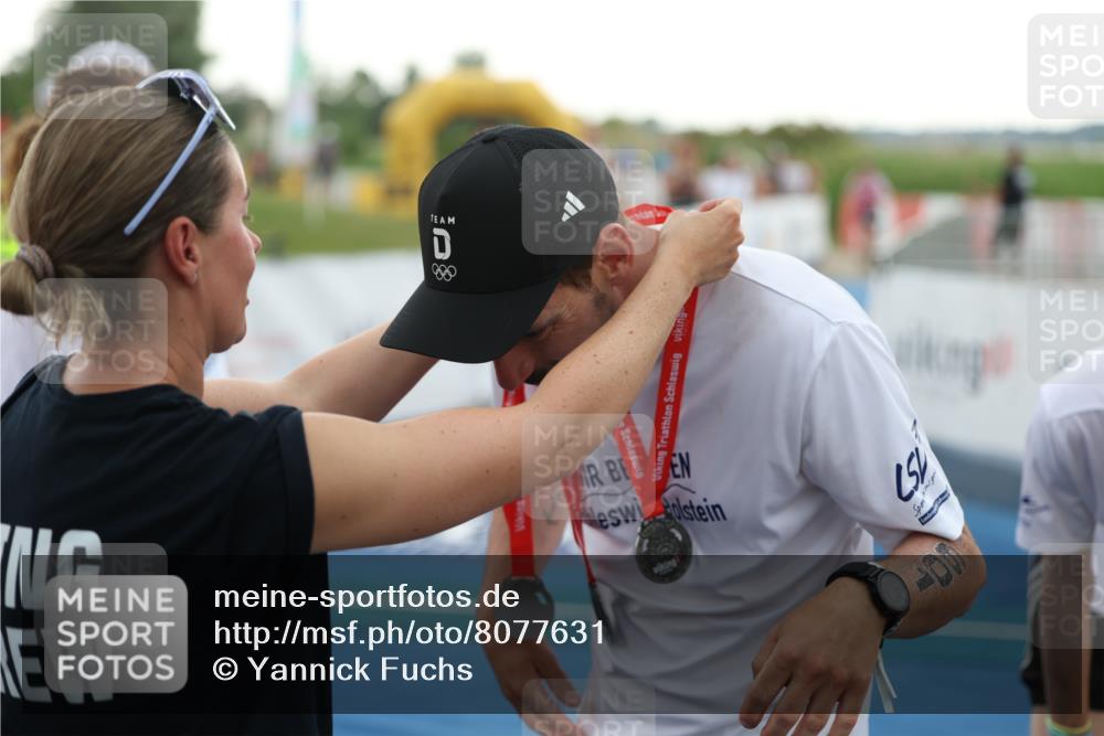 22.06.2025 - Viking Triathlon Yannick Fuchs http://msf.ph/oto/8077631 22.06.2025 16:28:21 Ziel  meine-sportfotos.de