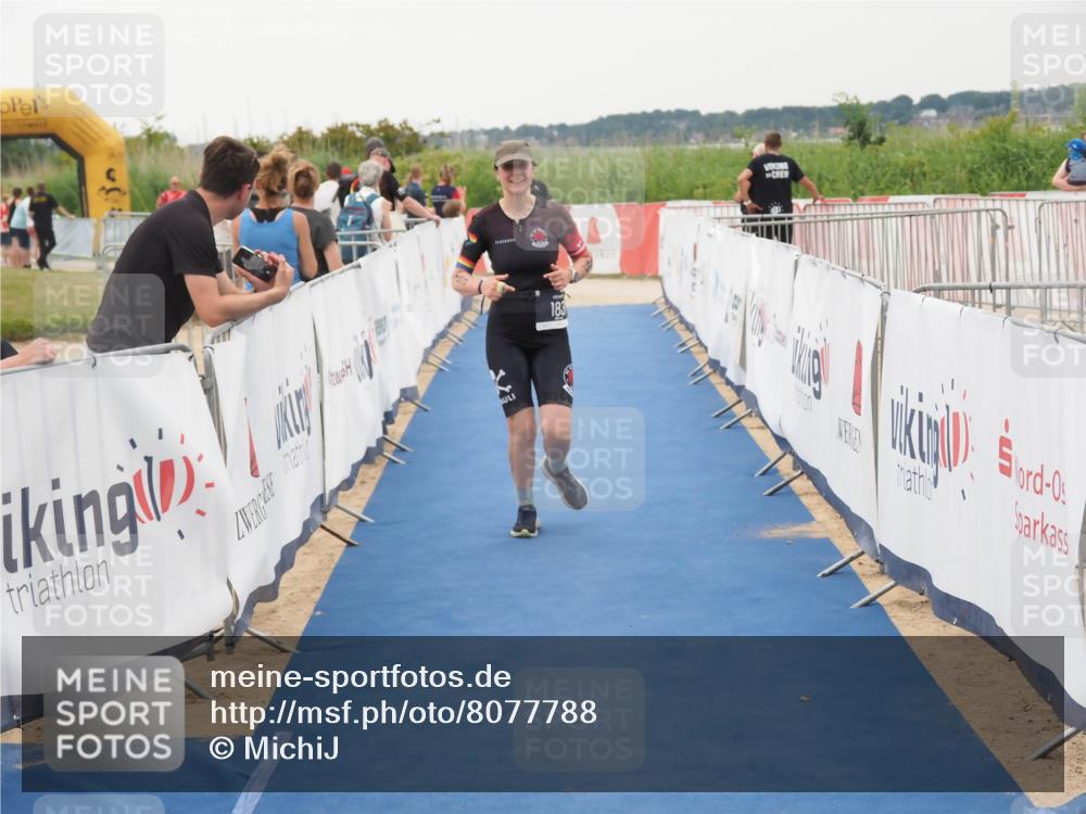 22.06.2025 - Viking Triathlon MichiJ http://msf.ph/oto/8077788 22.06.2025 16:02:56 Ziel 183, 403 meine-sportfotos.de