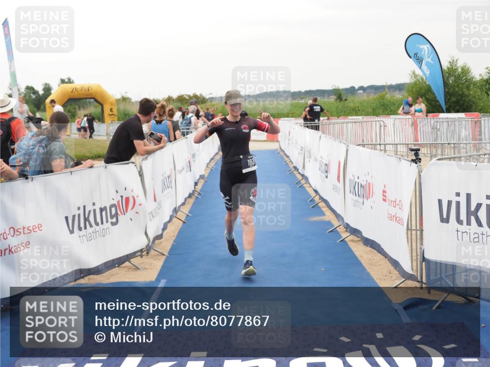 22.06.2025 - Viking Triathlon MichiJ http://msf.ph/oto/8077867 22.06.2025 16:02:57 Ziel 183, 403 meine-sportfotos.de
