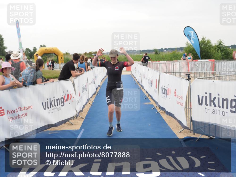 22.06.2025 - Viking Triathlon MichiJ http://msf.ph/oto/8077888 22.06.2025 16:02:57 Ziel 183, 403 meine-sportfotos.de