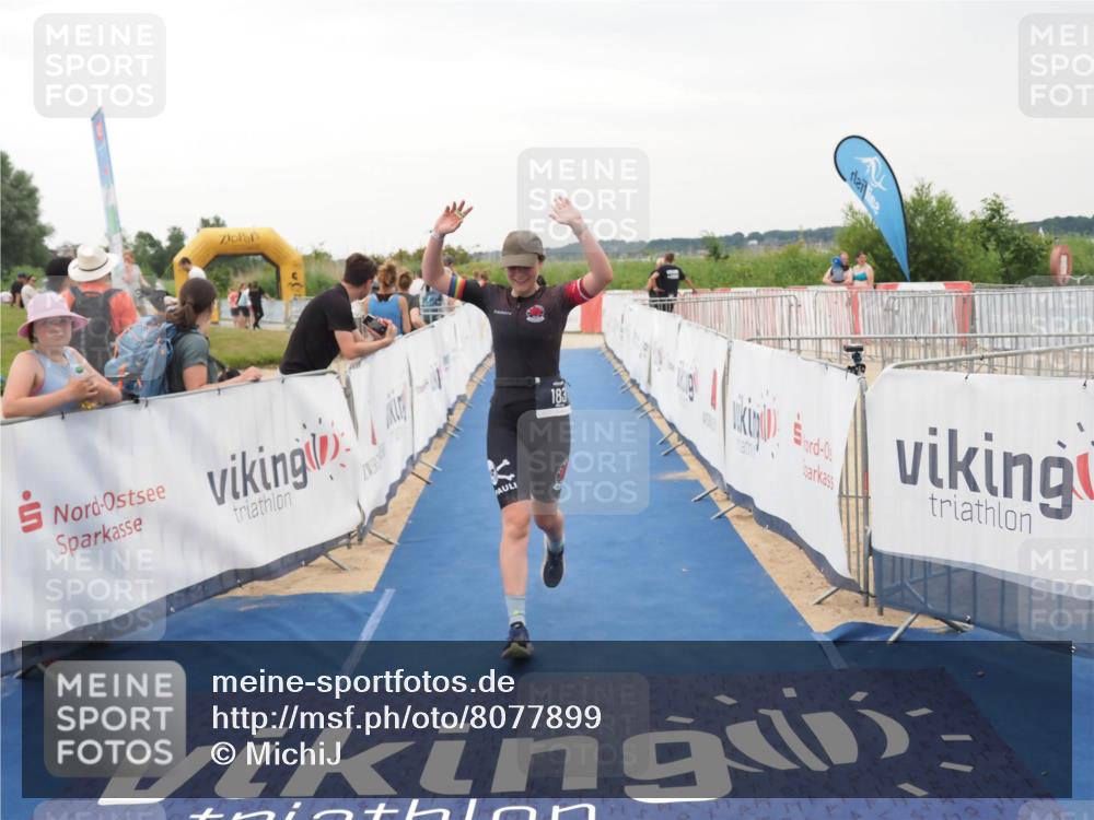 22.06.2025 - Viking Triathlon MichiJ http://msf.ph/oto/8077899 22.06.2025 16:02:57 Ziel 183, 403 meine-sportfotos.de