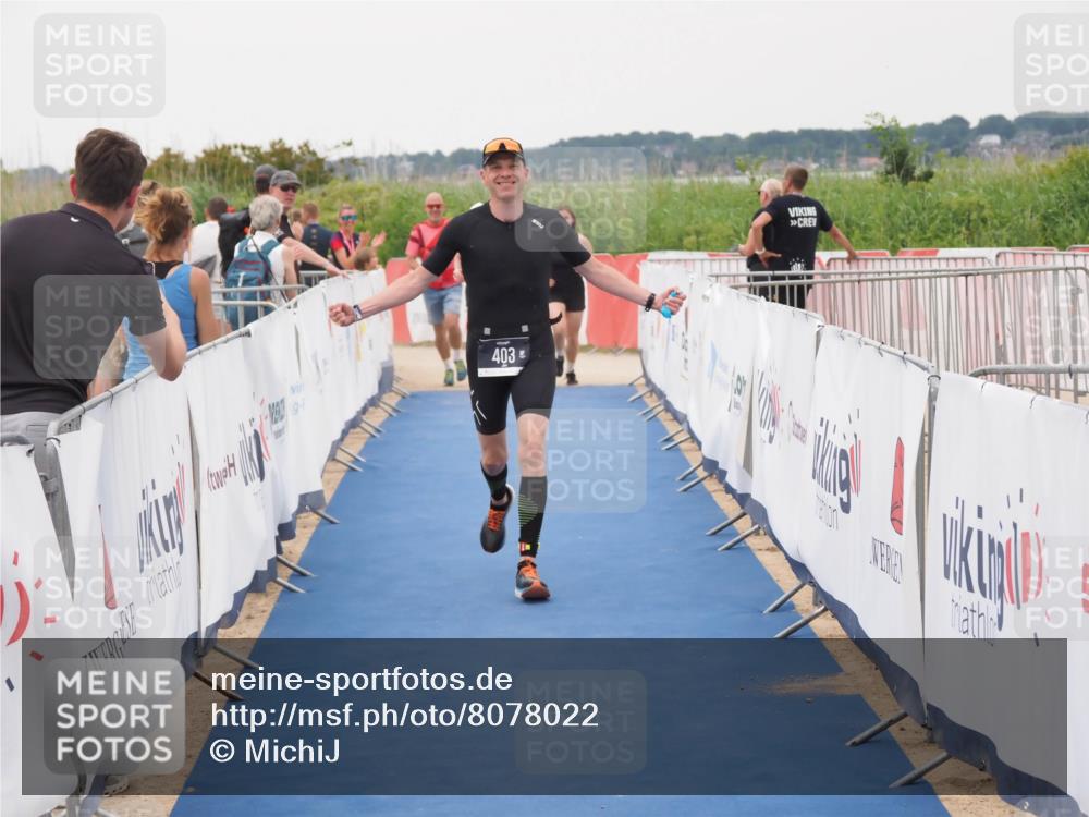 22.06.2025 - Viking Triathlon MichiJ http://msf.ph/oto/8078022 22.06.2025 16:03:01 Ziel 183, 403, 650 meine-sportfotos.de