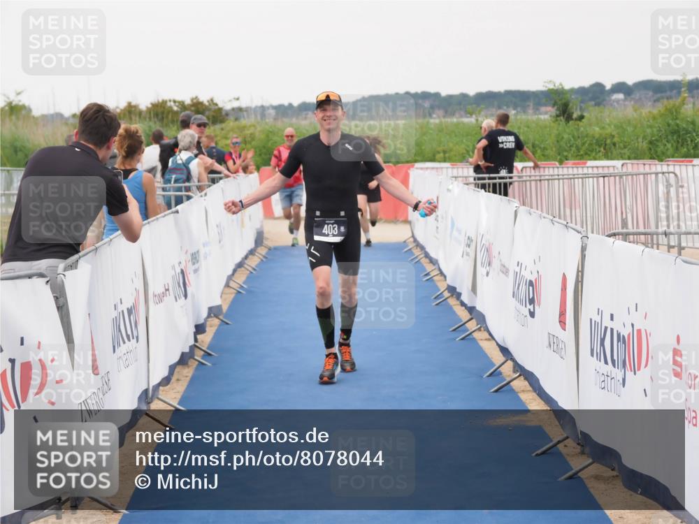 22.06.2025 - Viking Triathlon MichiJ http://msf.ph/oto/8078044 22.06.2025 16:03:01 Ziel 183, 403, 650 meine-sportfotos.de