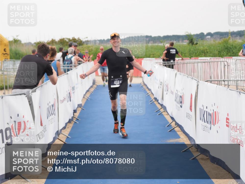 22.06.2025 - Viking Triathlon MichiJ http://msf.ph/oto/8078080 22.06.2025 16:03:02 Ziel 183, 403, 650 meine-sportfotos.de