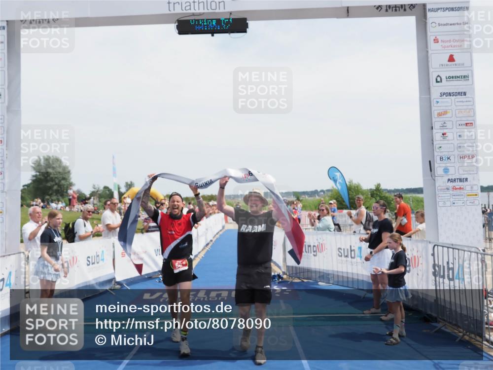 22.06.2025 - Viking Triathlon MichiJ http://msf.ph/oto/8078090 22.06.2025 14:09:47 Ziel 641 meine-sportfotos.de