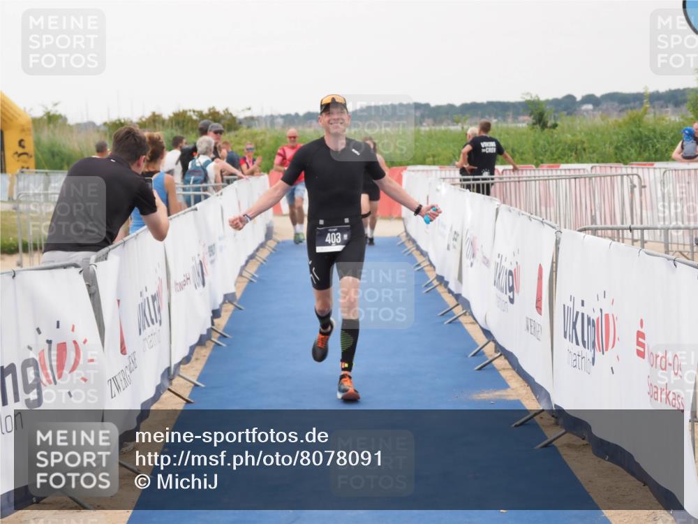 22.06.2025 - Viking Triathlon MichiJ http://msf.ph/oto/8078091 22.06.2025 16:03:02 Ziel 183, 403, 650 meine-sportfotos.de