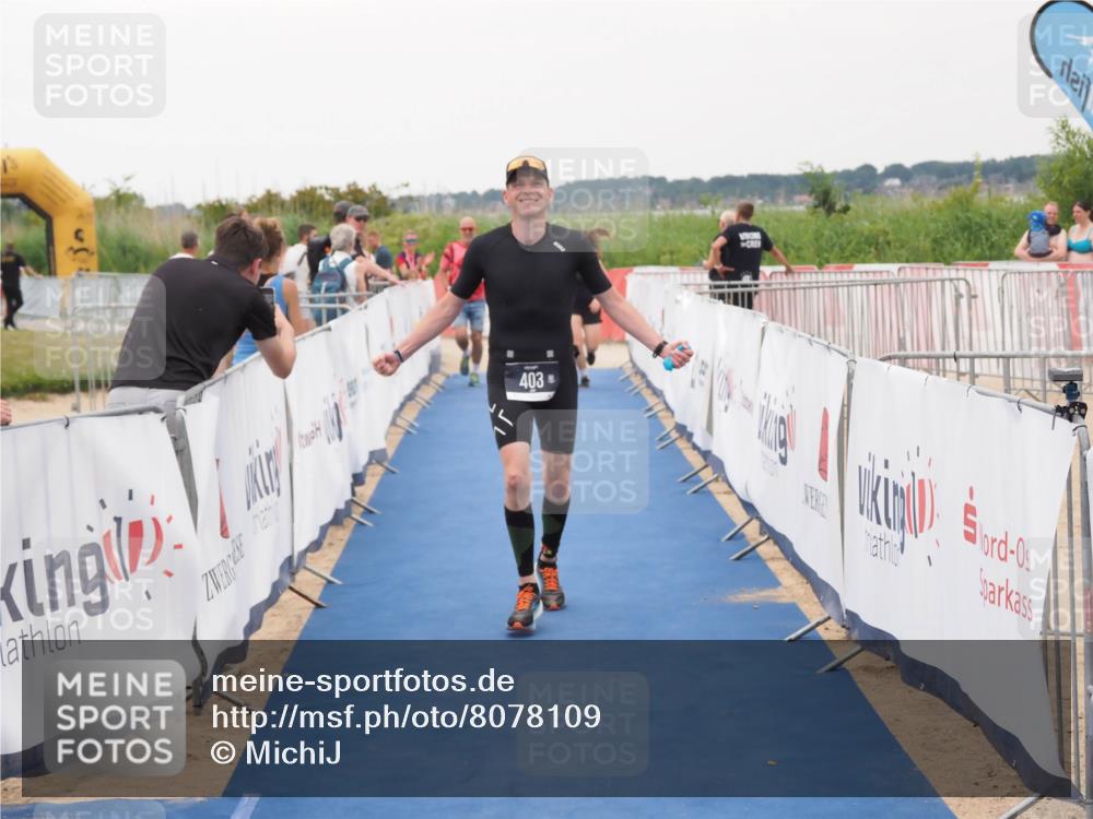 22.06.2025 - Viking Triathlon MichiJ http://msf.ph/oto/8078109 22.06.2025 16:03:02 Ziel 183, 403, 650 meine-sportfotos.de