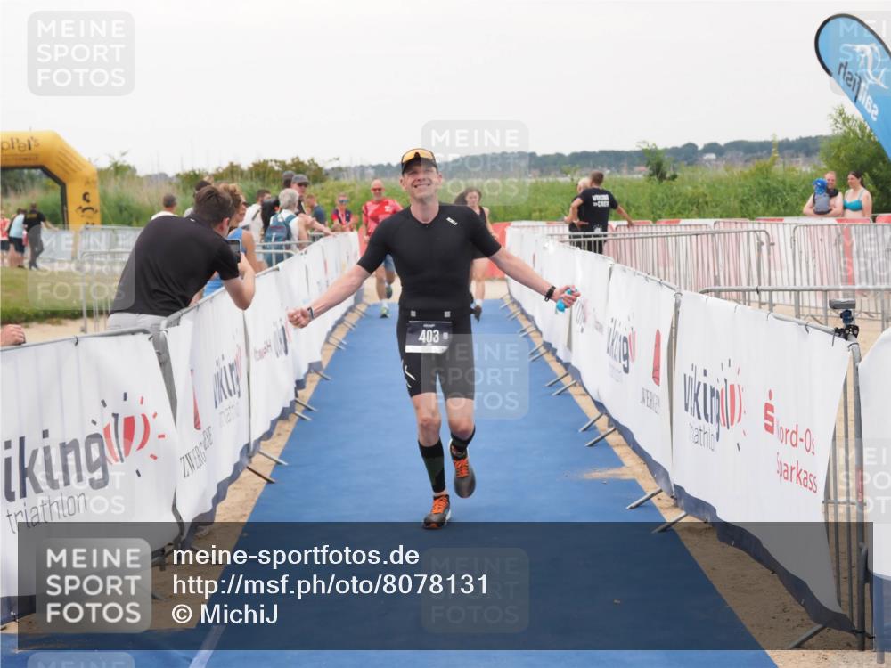 22.06.2025 - Viking Triathlon MichiJ http://msf.ph/oto/8078131 22.06.2025 16:03:02 Ziel 183, 403, 650 meine-sportfotos.de