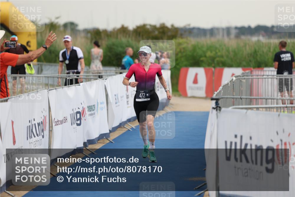 22.06.2025 - Viking Triathlon Yannick Fuchs http://msf.ph/oto/8078170 22.06.2025 16:35:31 Ziel 472 meine-sportfotos.de